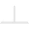 Ekena Millwork Portland Architectural Grade PVC Gable Bracket, 96"W x 60"H x 2"D x 6"F, 15/12 Pitch GBP096X60X0206POR00 - alternate 5